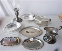 Misc. silverplate items