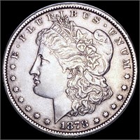 1878 Morgan Silver Dollar NEARLY UNCIRCULATED