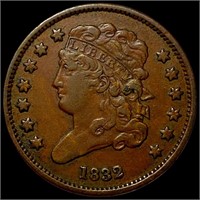 1832 Classic Head Half Cent XF