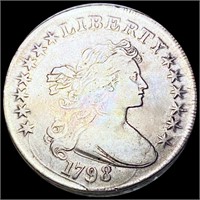 1798 Draped Bust Dollar ABOUT UNCIRCULATED