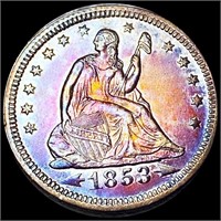 1853 Seated Liberty Quarter UNCIRCULATED