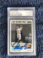 Autographed 1973 Topps Johnny Bench #380 PSA/DNA