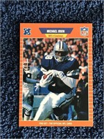 1989 Pro-Set Michael Irvin Rookie Card #89