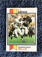 1973 Topps O.J. Simpson #500