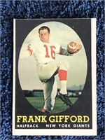 1958 Topps Frank Gifford #73 Football Card