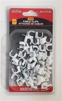 WELLSON 10mm CABLE CLIPS WHITE