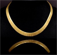 18ct yellow gold "Cleopatra" necklace