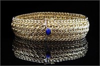 18ct yellow gold multi chain link bracelet