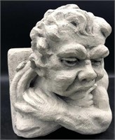 Frowning Man Bookend from Biltmore Estates