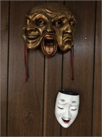 Trifaccia Gold Venetian mask & Mask