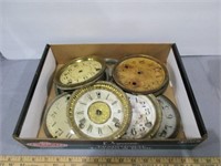 Old Clock Faces and Parts