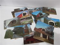 50+ Indiana Covered Bridge Postcards #2
