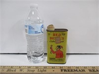 Vintage Red Devil Lighter Fluid Can