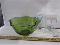 Green Chip Bowl & Cordless Blender