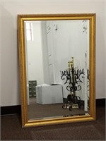 Large Beveled Hanging Mirror