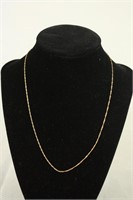 14K YELLOW GOLD CHAIN 1.5G TOTAL WEIGHT