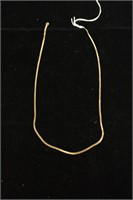14K YELLOW GOLD NECKLACE NO CLASP 5.3G TOTAL WEIGH
