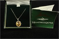 STERLING SILVER NECKLACE BY HEATHER GEMS