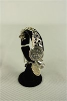 STERLING SILVER  CHARM BRACELET 45.1G TOTAL WEIGHT