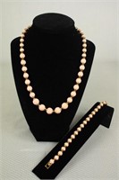 JEWELRY SET WITH NECKLACE AND BRACELET