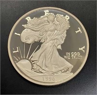 Beautiful 1996 One Half Pound Fine Silver .999