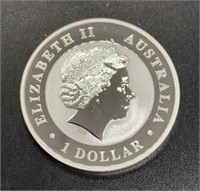 2012 1 Troy Oz .999 Fine Silver Australian Koala