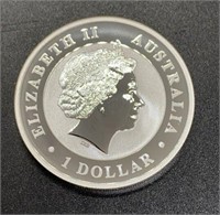 2012 1 Troy Oz .999 Fine Silver Australian Koala