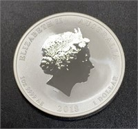 2018 - 1 Troy Oz .999 Fine Silver Australian Round