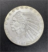 Indian Head Design 1 Troy Oz. .999 Fine Silver