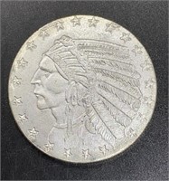 Indian Head Design 1 Troy Oz. .999 Fine Silver