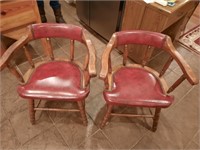 Barrel back chairs