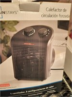 Fan forced heater