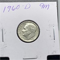 1960-D ROOSEVELT SILVER DIME