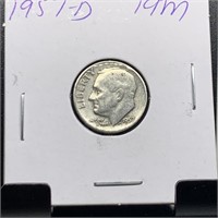 1951-D ROOSEVELT SILVER DIME