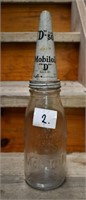 Quart Mobil oil bottle