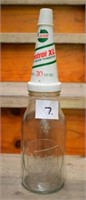 Quart Castrol oil bottle