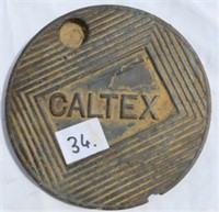 Caltex cast iron tank lid