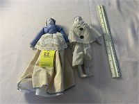 Vinttage Dolls (ceramic and fabric)
