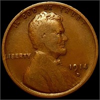 1914-D Lincoln Wheat Penny NICELY CIRCULATED