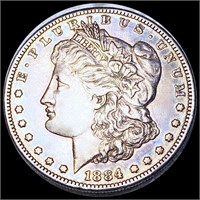 1884-S Morgan Silver Dollar CLOSELY UNCIRCULATED