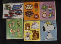 Lot Of 6 Vintage Play School Puzzles