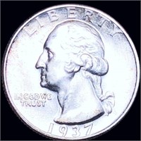 1937-D Washington Silver Quarter GEM BU
