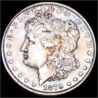 1878 7/8TF Morgan Silver Dollar AU+