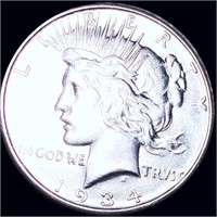 1934-D Silver Peace Dollar UNCIRCULATED