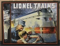 Lionel Trains Tin Sign