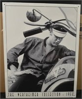 Elvis Presley On Harley Davidson Tin Sign