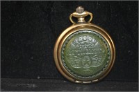 Relic Spirit Brass & Leather Pocket Watch