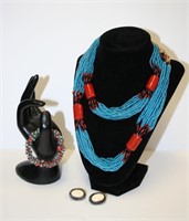 Coral and Turquoise Jewelry