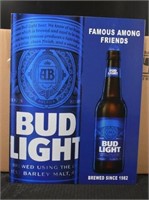 Bud Light Tin Beer Sign