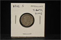 1942 S Mercury Silver Dime